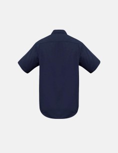 Mens short sleeve Metro Shirt Navy 2