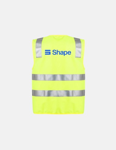 Unisex Hi Vis Zip Vest