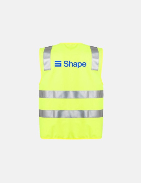 Unisex Hi Vis Zip Vest