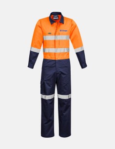 Overalls Orange/Navy