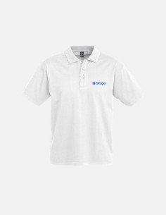 Mens Ice Short Sleeve Polo White