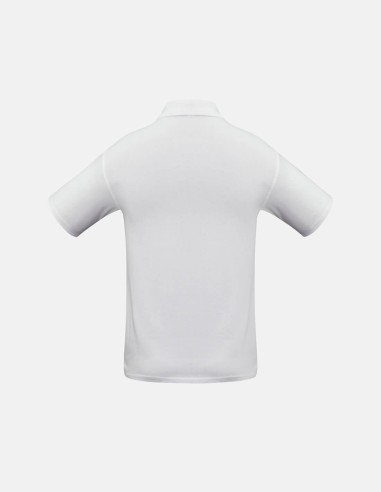 Mens Ice Short Sleeve Polo White