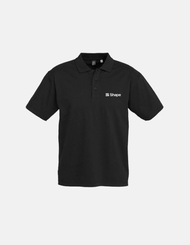 Mens Ice Short Sleeve Polo Black