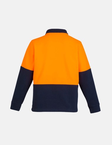Unisex Hi Vis 1/2 Zip Polar Fleece Pullover